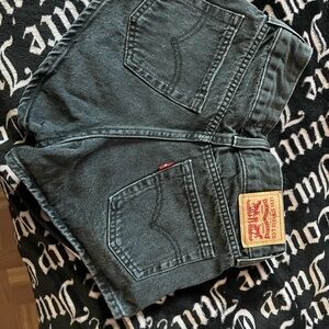 Levi's Black Denim Shorts